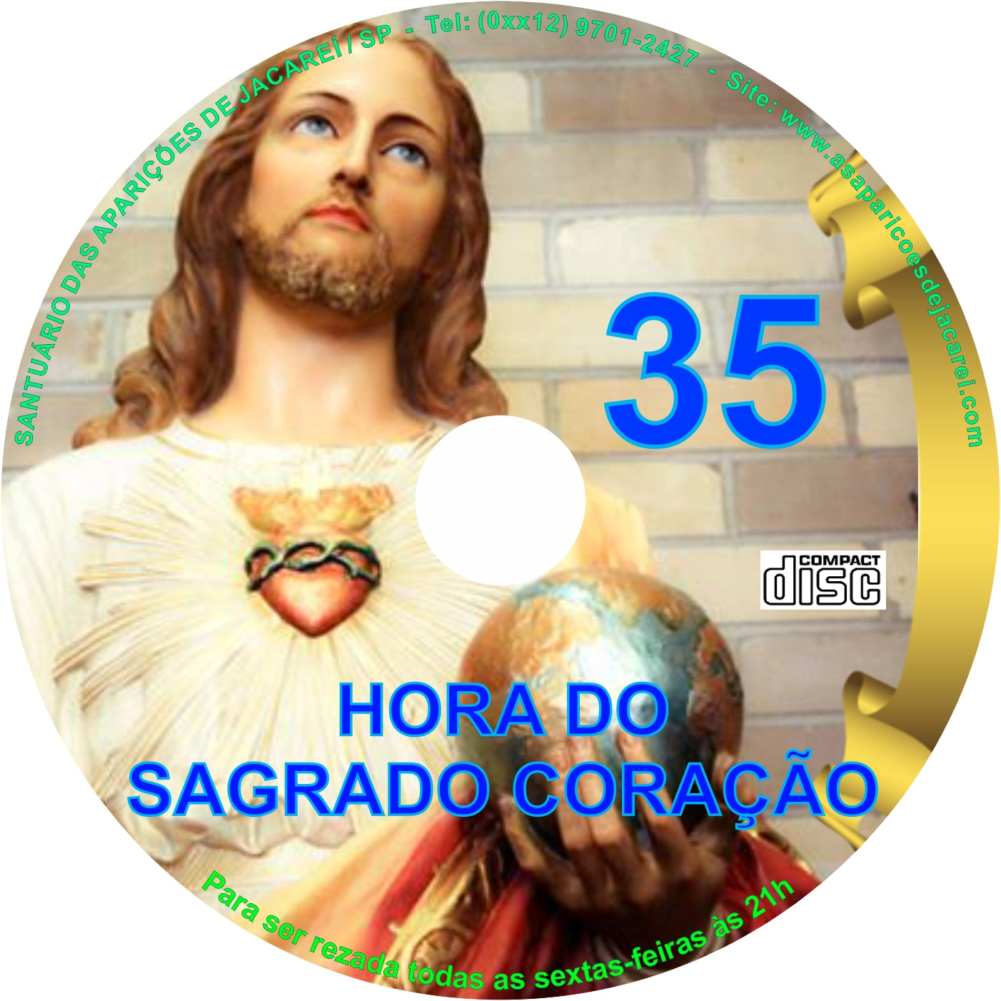CD Hora do Sagrado Coração 35 CD Hora do Sagrado Coração 35